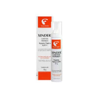 Xinder Espuma Tópica 0.05% 60g